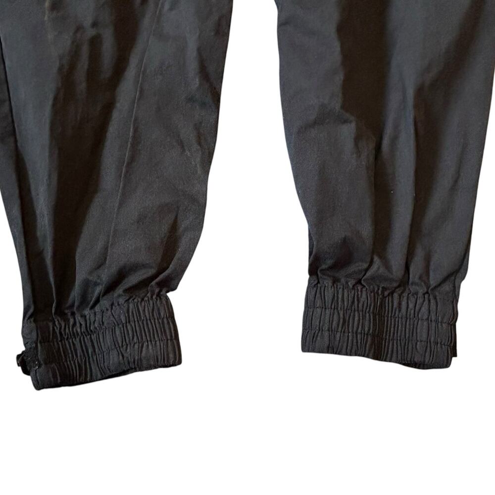 Urban Outfitters Black Ruffle Waist Joggers Sz M Clean Girl Minimalist - Picture 15 of 16